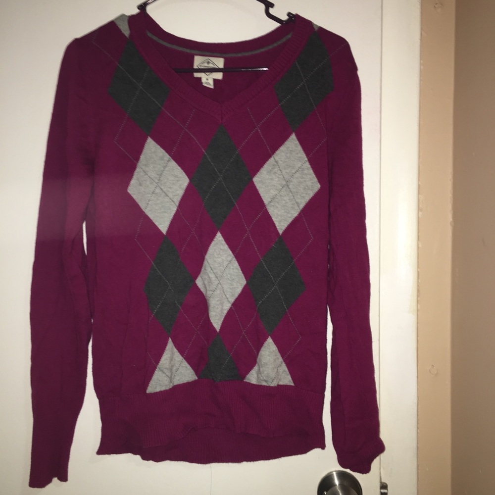 a new purple sweater